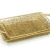 Metal Wire Gift Tray Rectangle hamper basket Gift Packing Tray House2home