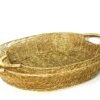 Metal Wire Hamper Basket Gift Packing Wire Mesh Gold Basket Set House 2 home