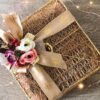 Wire Mesh Gift Box Gold Hamper Basket Gift Pack Chocolate Box Wedding Gift House2home