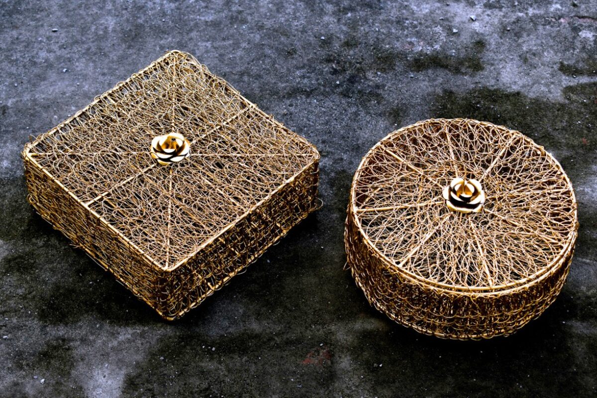 Metal Wire Hamper Box 8.5, inches - Round