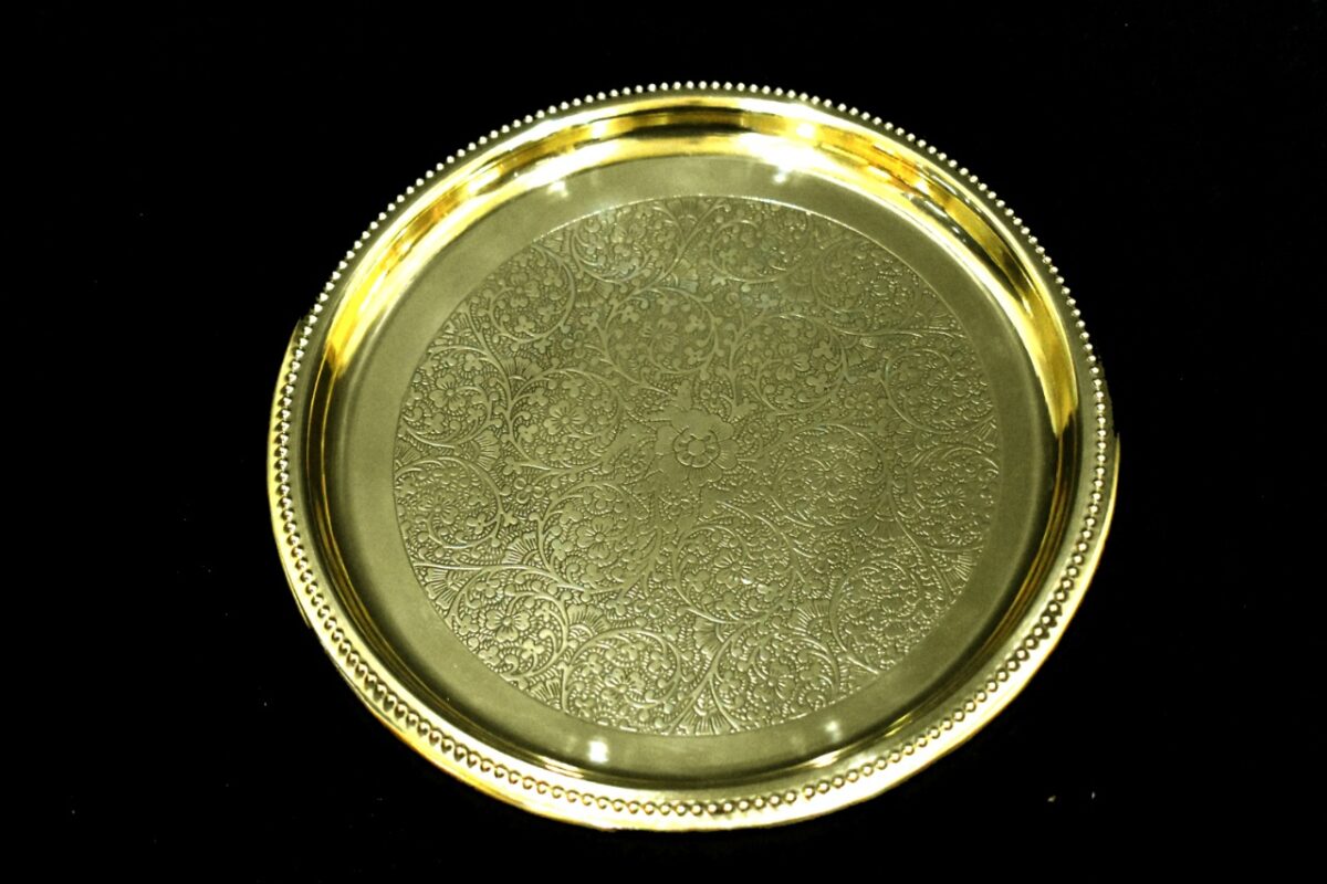Pooja Thali, Glass Tray, Gift Tray, Dry Fruit Packing, Gift Packing, Return Gift, Wedding Gift, Corporate Gift, Decorative, house2home, h2h, Brass Plate