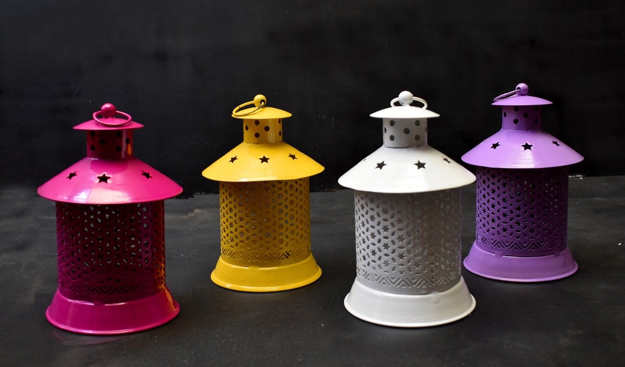 Colored Lantern, Multi Colored, Lantern, Candle Holder, Multi Colored Lantern, Candle Holder, Tlight Holder, Traditional Lantern, House2home, h2h , Hanging Lantern, Moroccan, hanging Lantern, Dhuni, Dhegchi, Modern Candle Holder