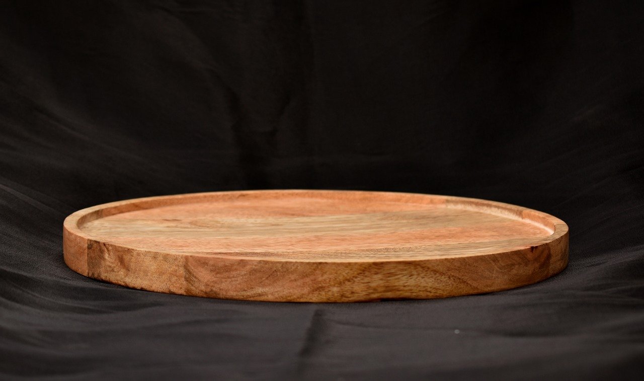 Wooden Platter, Round Platter, Wooden Tray, Cake Stand House2home, h2h