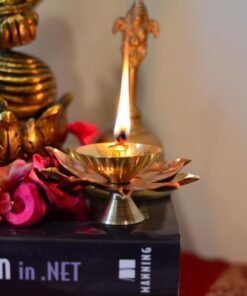 Lotus Diya, Lotus, Candle Holder, House2home, h2h, Flower Candle Holder Diya, Table Decor, Modern, Lotus Diya, Diwali Décor, Gift, Return Gift, Brass Copper Diya, Akhand Diya, Deepak