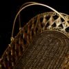 Oval Metal Wire Hamper basket Gift Basket Truso Packing house2home, h2h, Gift Basket, wedding Gift, house warming, holiday basket, room hamper, golden basket, metal wire