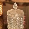 Crystal Glass Jar, Chocolate Packing, Dry Fruit Packing, Gift Box, house2home, h2h, Pen Stand, Planter, Candle Holder, Home Decor