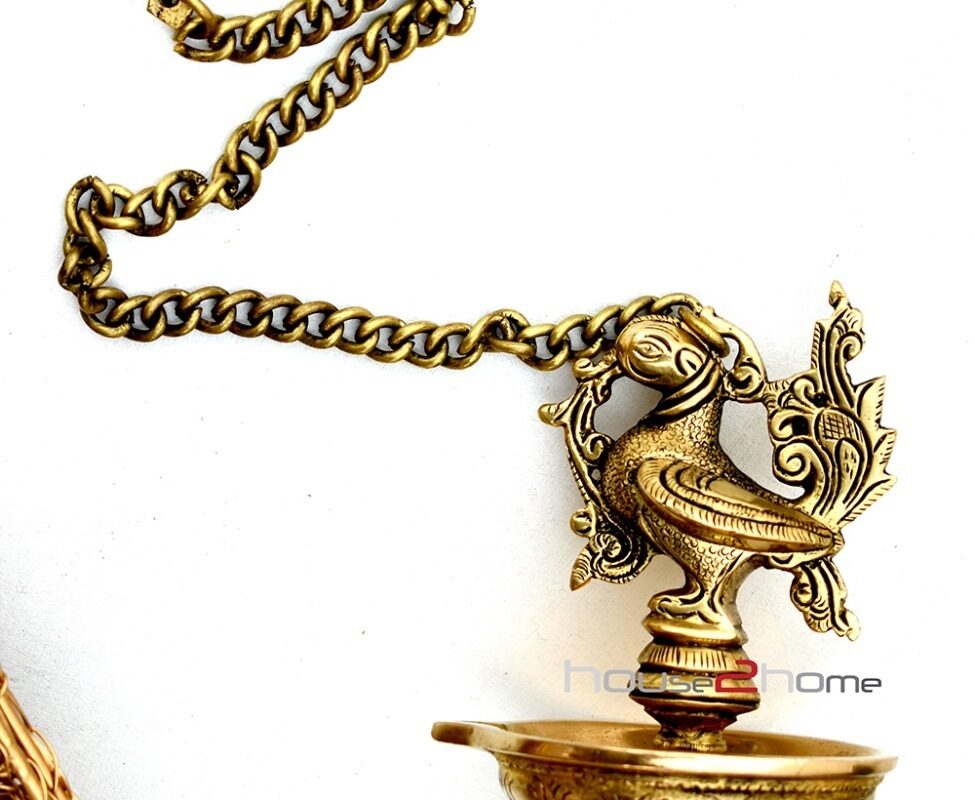 Anniversary Gifts, Brass, Corporate Gifts, diwali, festive, gift, god, House 2 home, house to home, House warming, gifts, House2home, idol, idols, murti, peetal, pital, pratima, statue, Wedding, Wedding Gifts, pooja, pooja gift, pooja article, home décor, Brass Decorative, Decorative Accents, décor, Golden, h2h, diya, hanging diya, peacock diya, antique