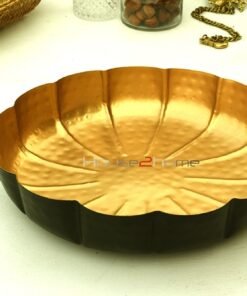 Urli, Lotus Urli, Petal Shaped Urli, Metal Urli, Hamper Basket, Gift Pack, Home Decor, Decorative, Party Decoration, Table Decor, house warming, house2home, h2h, flower decoration, lotus Urli, Hamper Pack, Gift Basket, Holiday Basket, parat, decor, decorative, flower decoration