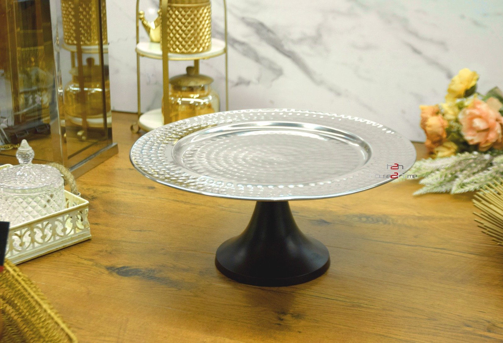 Round Silver Cake Stand — Heirloom at Rock Creek