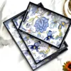 MDF Rectangle tray set (7 mm)- S/M/L Sizes - Epoxy Coated (Acanthus Floral Ivory) 1 Chocolate Packing, Coasters, Coated trays, Colored Wooden Trays, Cutlery Stand, Dining table, Diwali Gift, Drawer, dry fruit box, Dry Fruit Packing, Eco friendly, epoxy, Epoxy Coated, food safe, Gift box, h2h, Hamper Basket, Hamper Pack, Hamper Packing, Holiday Basket, home decor, House 2 home, house warming, House2home, Jar Set, MDF Cutlery Stand, MDF Drawer, MDF Meena Trays, MDF Printed Trays, MDF tray Manufacturers, MDF Tray Sets, MDF Trays, Meena Coated Trays, Meena Trays, Napkin Holder, Packing, Party, Platter, Printed, printed boxes, Printed Tray, Printed Tray Sets, printed trays, Raisin, Return Gift, Serving Platter, serving tray, set, snack platter, Snack Serving Stand, Square hamper Basket, tissue Holder, tray, Tray Sets, trousseau packing, water proof tray, water repellant, water Repellent finish, Wedding Gift, wood, wooden, wooden cake stand, Wooden Platter, Wooden tray, Wooden Tray Set, Seasonal Gift, MDF Tray Manufacturer, house2home, Best Price & Quality