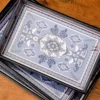 MDF Rectangle tray set (7 mm)- S/M/L Sizes - Epoxy Coated (Geometric Persian Blue) 10 Chocolate Packing, Coasters, Coated trays, Colored Wooden Trays, Cutlery Stand, Dining table, Diwali Gift, Drawer, dry fruit box, Dry Fruit Packing, Eco friendly, epoxy, Epoxy Coated, food safe, Gift box, h2h, Hamper Basket, Hamper Pack, Hamper Packing, Holiday Basket, home decor, House 2 home, house warming, House2home, Jar Set, MDF Cutlery Stand, MDF Drawer, MDF Meena Trays, MDF Printed Trays, MDF tray Manufacturers, MDF Tray Sets, MDF Trays, Meena Coated Trays, Meena Trays, Napkin Holder, Packing, Party, Platter, Printed, printed boxes, Printed Tray, Printed Tray Sets, printed trays, Raisin, Return Gift, Serving Platter, serving tray, set, snack platter, Snack Serving Stand, Square hamper Basket, tissue Holder, tray, Tray Sets, trousseau packing, water proof tray, water repellant, water Repellent finish, Wedding Gift, wood, wooden, wooden cake stand, Wooden Platter, Wooden tray, Wooden Tray Set, Seasonal Gift, MDF Tray Manufacturer, house2home, Best Price & Quality