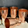 Our signature hammered copper tumbler, a refined choice for elegant shaadi return gift hampers and ceremonies