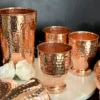 A refined copper drinkware collection suitable for high-end corporate Diwali and New Year gift sets.