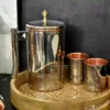 A polished beverage set perfect for enhancing Diwali festive hampers and auspicious Dhanteras gift collections.