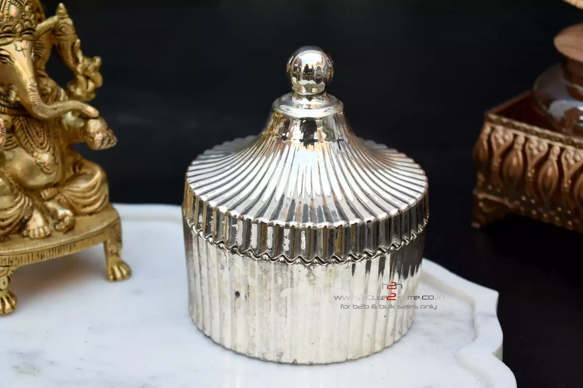 Glass jar with wooden lid, Decorative glass jar, Wooden lid jar, Glass storage jar, Glass jar with metal knob, Wooden lid storage jar, Glass jar with metal decoration, Decorative storage jar, Glass jar with knob, Glass jar with seal, Decorative glass container, Wooden lid storage jar, Glass container with wooden lid, Metal knob jar, Wooden jar, Glass kitchen storage, Decorative kitchen jar, Glass jar with wooden top, Wooden and glass jar, Metal knob storage jar, Food storage jar, Glass jar with decorative knob, Glass jar for home decor, Decorative glass jar with knob, Glass Jar, Gift jar, Hamper Jar, Return Gift, Dry Fruit Jar, Candy Jar, Wedding Gift, Gift Hamper, Jar Manufacturer, House2Home, H2H, Glass container sets, Glass jar manufacturer, Anniversary Gifts, Baby announcement gift, Baby announcement gift box, Baby Shower, Best Moradabad manufacturer, Box manufacturer, Candle Jar, Candy Box, Chocolate box, Chocolate Packing, Clear glass jar, Clear jar, Coffee Jar, Container, Copper Jar, Diwali Gift, Diwali hamper, Dry fruit box, Dry fruit jars, Dry fruit pack, Dry Fruit Packing, Food Safe Jar, Gift Basket, Gift box, Gift Box Manufacturer, Gift Set, Glass Box, Glass container, Golden, Hamper Basket, Hamper Box, Hamper Box Manufacturer, Hamper Pack, Handmade, Handicrafts Manufacturer, Hexagonal, House 2 Home, Housewarming gifts, Jar with wooden lid, Kids gift box, Kids hamper box, Kitchen jar, Large Box, Large Jar, Made in India, Matki, Metal box manufacturer, Metal container, Metal Gifts Manufacturer, Metal Handi, Metal Handicrafts Manufacturer, Metal Jar, Modern Jar, Packing, Seasonal Gift, Square hamper Basket, Storage Jar, Sugar jar, Sweet box, Tea coffee jar, Tea Sugar Jar, Textured Jar, Trousseau packing, Antique Silver Jar, Heavy Glass Jar, Decorative Silver Glass Jar, Vintage Glass Jar, Silver Finish Glass Jar, Classic Glass Jar with Wooden Lid, Metallic Look Glass Jar, Royal Look Glass Jar, Premium Glass Storage Jar, Candy Jar, Dry Fruit Jar, Gift Jar, Gift Box, Hamper Jar, Hamper Gift Box, Silver Jar, Jar With Lid, Chocolate Jar, Gift Hamper Jars, Silver Coated Jars, Diwali Hampers, House2home, h2h, glass jars