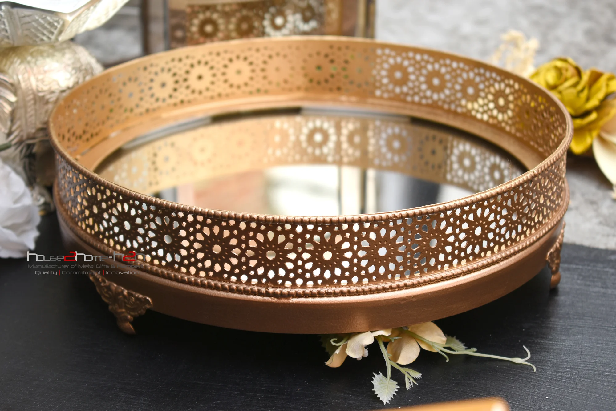 Luxe Mirror Tray - 10x3 inch Antique Gold / Rosegold 10 Best Handicraft Manufacturer, Best Metal Collection, Best Quality Gifts, Chocolate Packaging Glass Tray, Glass Tray Stand, Decorative Gift Glass Tray, Diwali Decorations, Diwali Gift, Diwali Return Gift, Dry Fruit Glass Tray, Dry Fruit Pack, Dry Fruit Packing, Elegant Glass Tray, Favors, Gift Glass Tray, Gift Distribution, Gift Pack, Silver Glass Tray, Gold Glass Tray, Golden Glass Tray, Metal Manufacturer, Gifts Manufacturer, H2H (House 2 Home), Hammered Glass Tray, Glass Tray Manufacturer, Handmade Gift, Housewarming Gift, Kitty Party Gift, Mehandi Gift, Metal Glass Tray, Metal Gifts Manufacturer, Metal Glass Tray Manufacturer, Metal Handicraft, Modern Candle Holder, Modern Glass Tray, Moradabad, Moradabad Metal, Moradabad Metal Glass Trays, Moradabad Metal Manufacturer, Packaging Glass Tray, Return Favor Gift, Return Gift, Round Glass Tray, Seasonal Gift, Small Glass Tray, Strong Glass Tray, Sturdy Glass Trays, Rakhi Gift Tray, Trousseau Packing, Truso Packing, Wedding Favor, Wedding Gift, Glass Tray with Stand, Dry Fruit Glass Tray, Snack Serving Glass Tray, Mirror Tray, Mirror Tray Stand, Decorative Gift Mirror Tray, Diwali Decorations, Diwali Gift, Diwali Return Gift, Dry Fruit Mirror Tray, Dry Fruit Pack, Dry Fruit Packing, Elegant Mirror Tray, Favors, Gift Mirror Tray, Gift Distribution, Gift Pack, Silver Mirror Tray, Gold Mirror Tray, Golden Mirror Tray, Metal Manufacturer, Gifts Manufacturer, H2H (House 2 Home), Hammered Mirror Tray, Mirror Tray Manufacturer, Handmade Gift, Housewarming Gift, Kitty Party Gift, Mehandi Gift, Metal Mirror Tray, Metal Gifts Manufacturer, Metal Mirror Tray Manufacturer, Metal Handicraft, Modern Candle Holder, Modern Mirror Tray, Moradabad, Moradabad Metal, Moradabad Metal Mirror Trays, Moradabad Metal Manufacturer, Packaging Mirror Tray, Return Favor Gift, Return Gift, Round Mirror Tray, Seasonal Gift, Small Mirror Tray, Strong Mirror Tray, Sturdy Mirror Trays, Rakhi Hamper, Trousseau Packing, Truso Packing, Wedding Favor, Wedding Gift, Mirror Tray with Stand, Dry Fruit Mirror Tray, Snack Serving Mirror Tray.