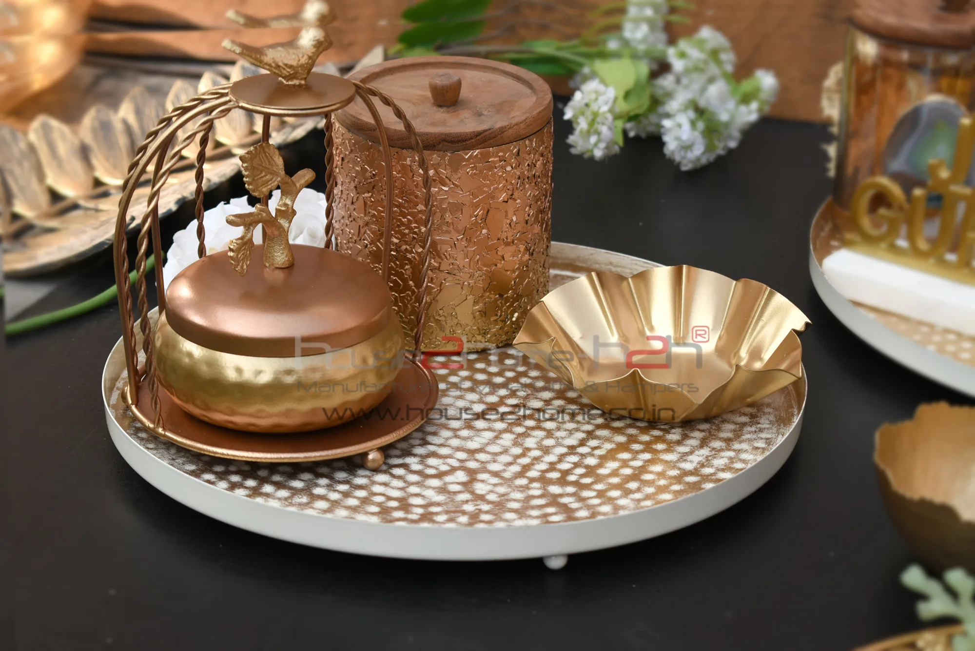 Thalika Hamper Base / Round Hamper Platter with raised border & bottom - 12, 15 inch 10 Thalika Hamper Base / Round Hamper Platter with raised border & bottom - 12, 15 inch - Image 8