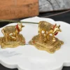 Premium German silver Kamdhenu figurine, a sophisticated corporate gift reflecting cultural value and good fortune.