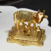 Traditional Kamdhenu cow sculpture, an auspicious addition to Diwali festive hampers and holy Dhanteras gift sets.