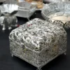 Palladium Square box 8.5 inch Silver / Nickel Finish 10 Palladium Square box 8.5 inch Silver / Nickel Finish