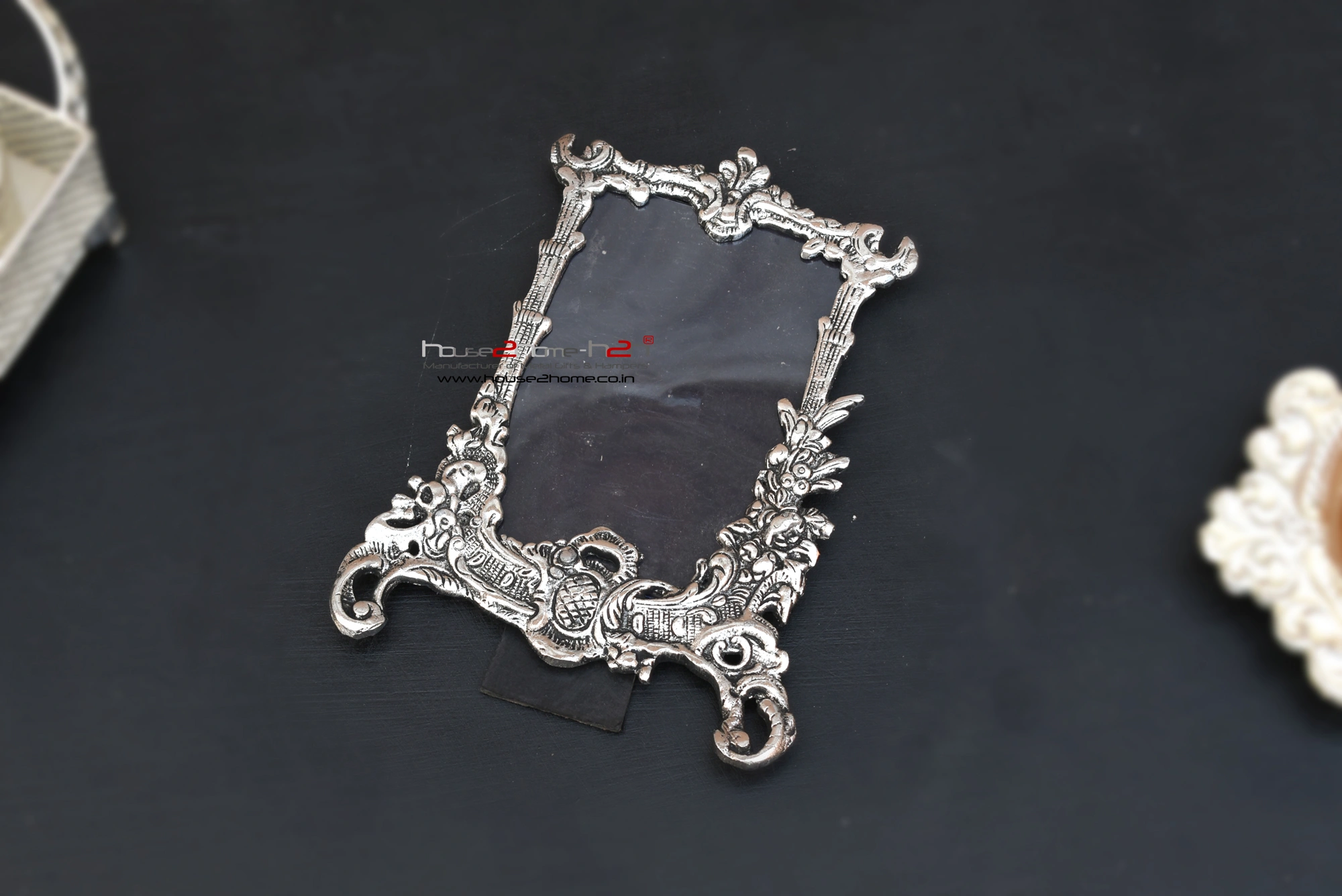 Elegance Photo Frame Antique Silver Coated - 6x4 inch 3 Elegance Photo Frame Antique Silver Coated - 6x4 inch