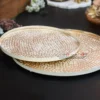 Thalika Hamper Base / Round Hamper Platter with raised border & bottom - 12, 15 inch 19 Thalika Hamper Base / Round Hamper Platter with raised border & bottom - 12, 15 inch
