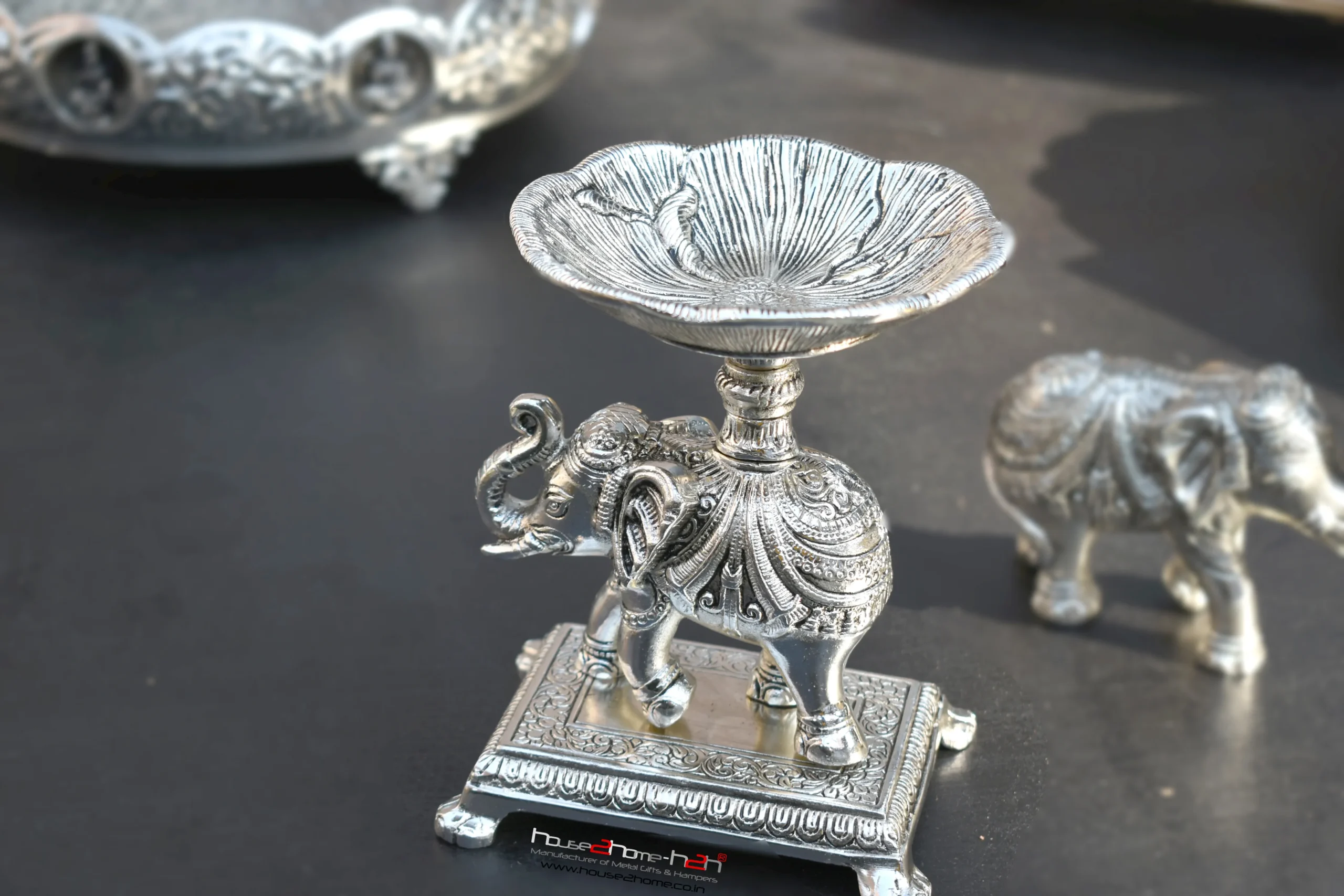 Handcrafted metal handicraft items from Moradabad artisans, brought to wedding, housewarming and corporate gifting by house2home. Direct manufacturer and exporter offering wholesale rates for large celebration orders.
