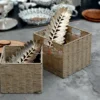 jute basket medium size, jute basket large size, handcrafted jute basket India, handwoven rope basket India, natural jute texture basket, premium jute hamper