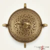 Ornate brass incense holder perfect for enhancing the ambiance of Diwali and Dhanteras festive collections.