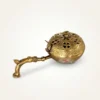 Traditional brass incense burner for Diwali and Dhanteras pooja décor with handcrafted detailing.