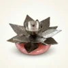 Wholesale German silver lotus diya – bulk festive gifting direct from H2H manufacturer Moradabad