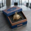 Intricately detailed brass peacock incense burner, a premium handcrafted piece made from high-quality brass.