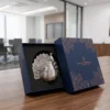 Elegant German silver peacock, a perfect choice for premium wedding return gift hampers and shaadi ceremonies.