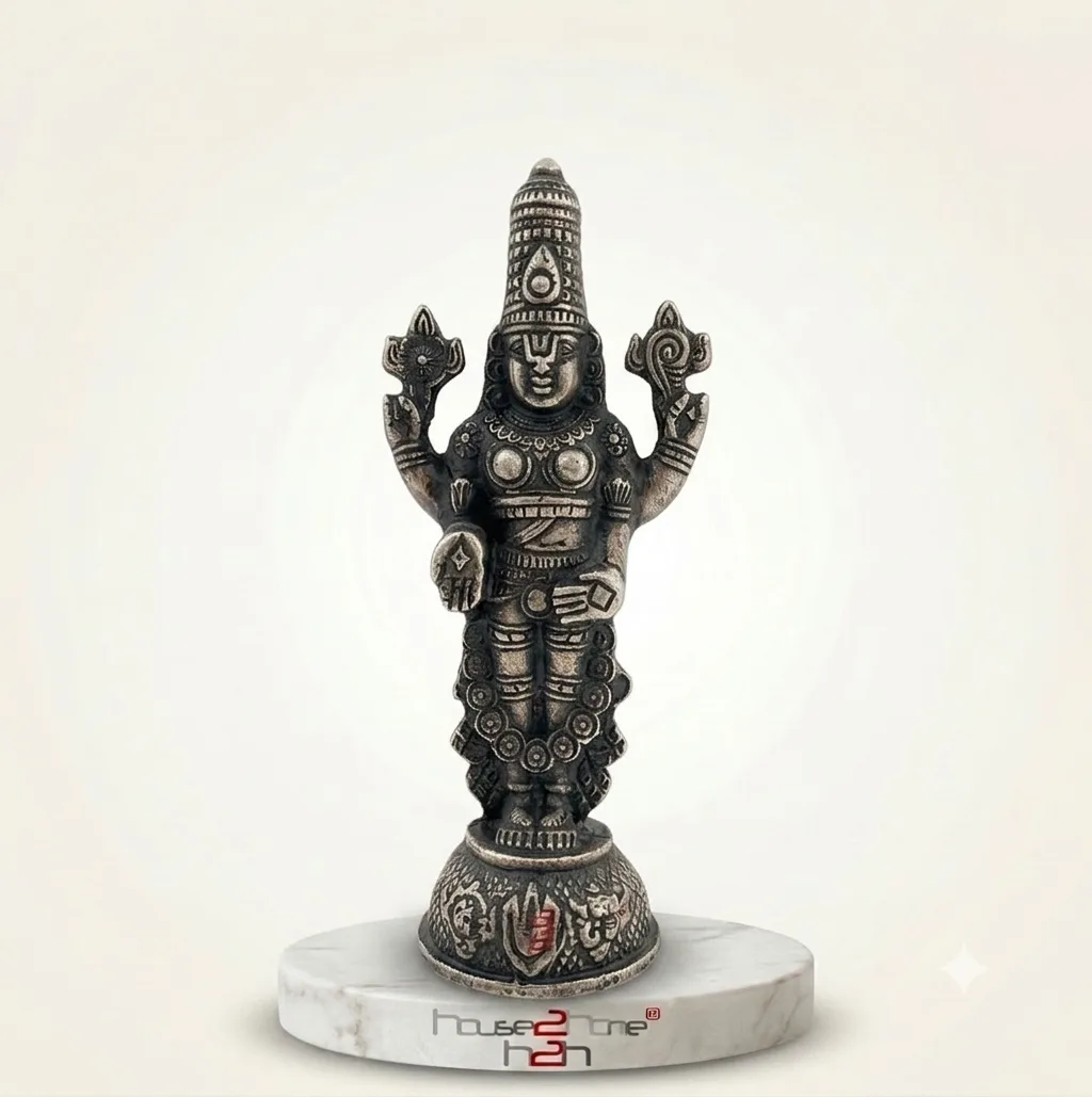 Factory-direct German silver Lord Balaji idol from Moradabad for wholesalers, resellers, and bulk gifting buyers.