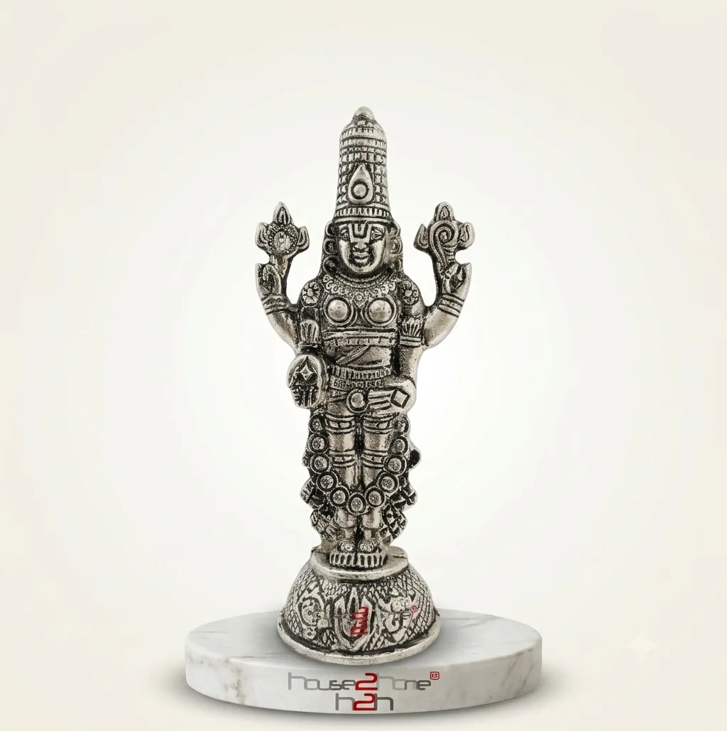 Factory-direct German silver Lord Balaji idol from Moradabad for wholesalers, resellers, and bulk gifting buyers.