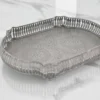 Mora Tara Tray Nickle Antique/ Brass Antique 15"x11" - Image 4