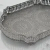 Mora Tara Tray Nickle Antique/ Brass Antique 15"x11" - Image 3