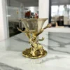 Brass elephant design decorative bowl centerpiece featuring intricate metal craftsmanship from our Moradabad factory.
