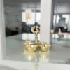 Brass Chaumukh With Peacock -4"x5.5" /3.7"x4.3" - Image 7