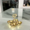 Brass Chaumukh With Peacock -4"x5.5" /3.7"x4.3" - Image 2