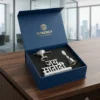 An elegant silver-finish gift set perfect for shaadi return hampers, wedding ceremony favors, and bridal trousseaus.