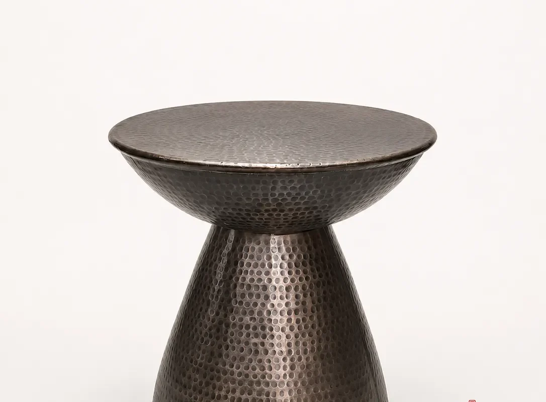 Black Patina Table -17"x16"x16"-inches / Finish Powder Coated