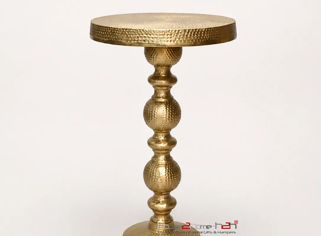Golden Table -19.5"x 12"x12"- inches / Finish Electroplating