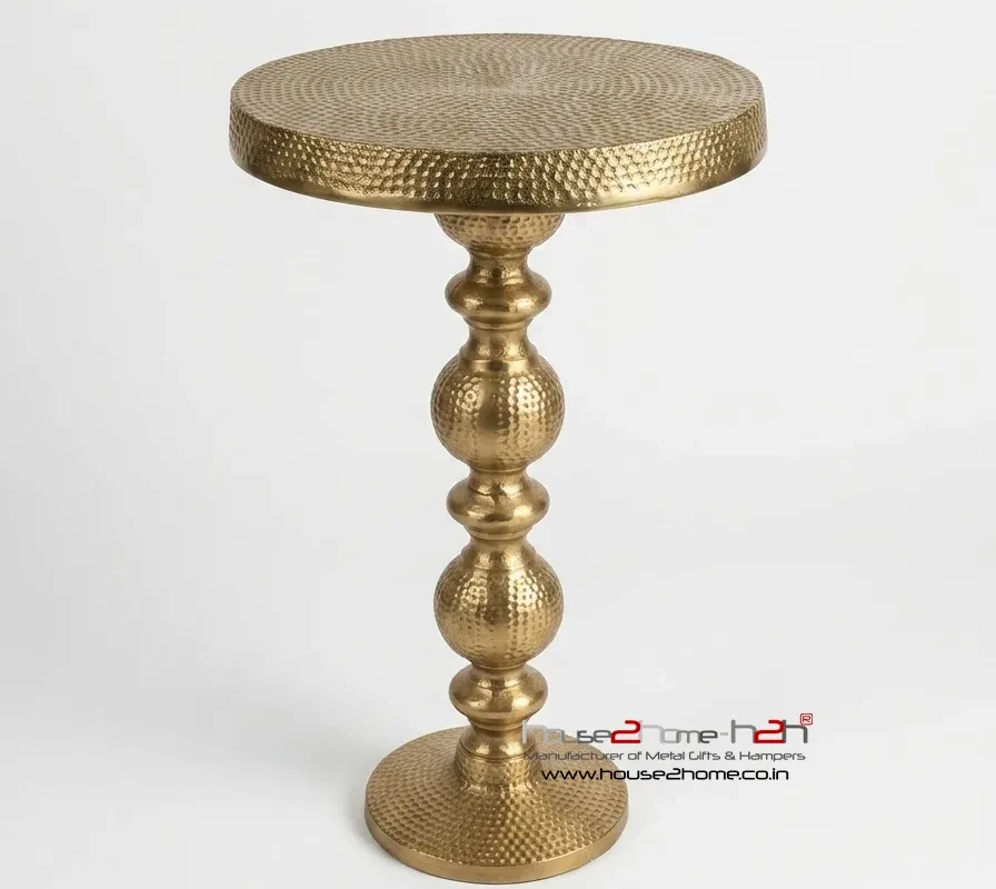 Alternative view of Golden Table -19.5"x 12"x12"- inches / Finish Electroplating