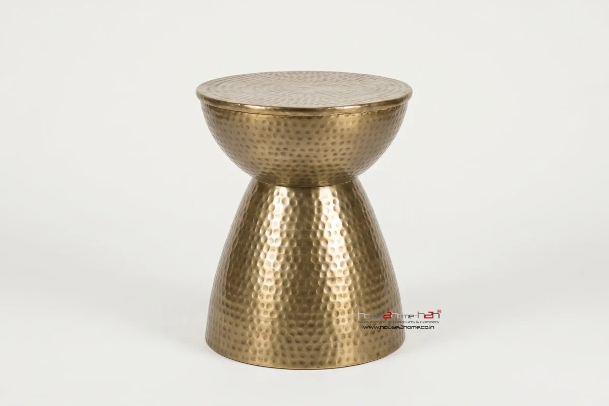 Antique Brass Table / 15"x12"x15"- inches / Alu-