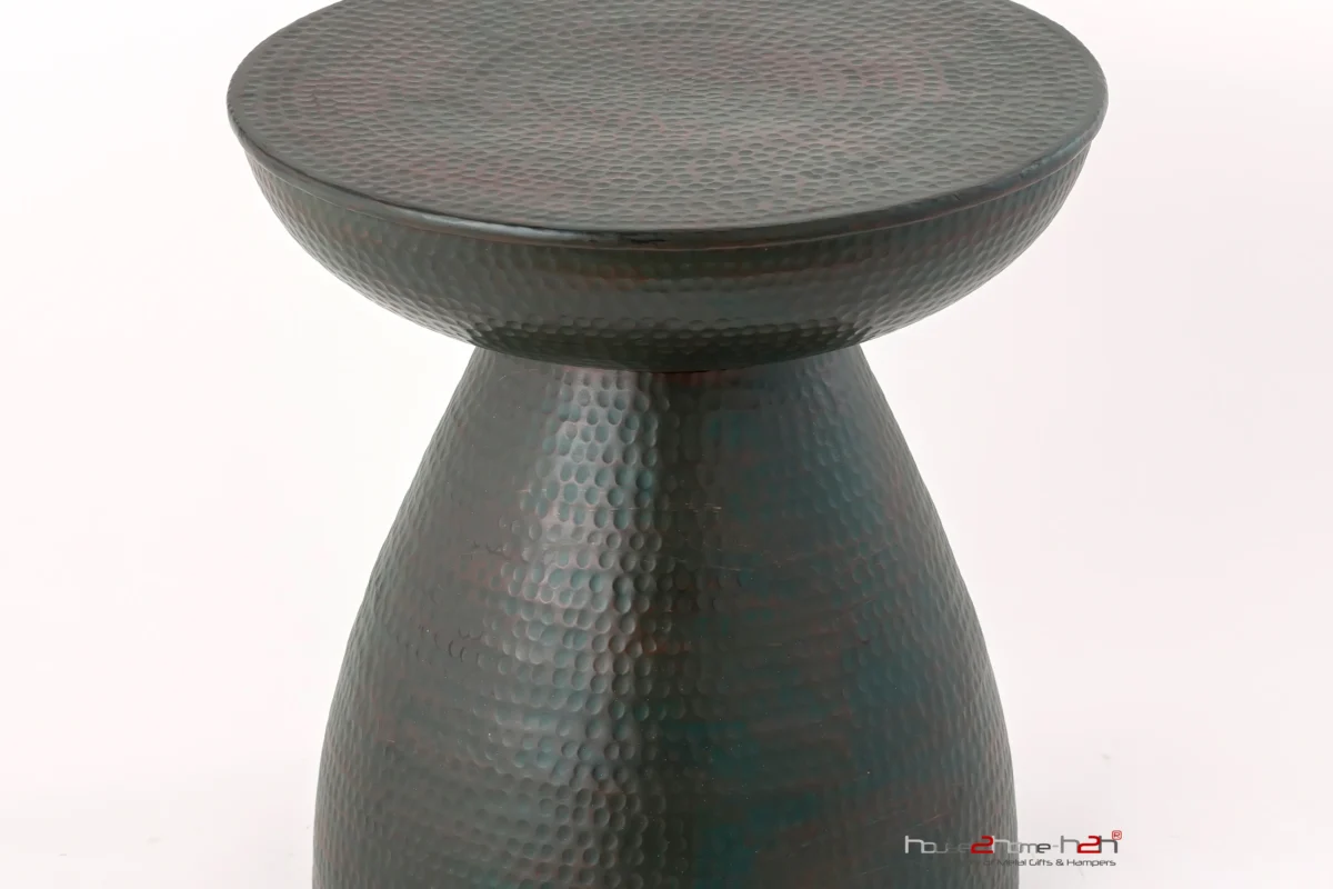Alternative view of Black Patina Table -17"x16"x16"-inches / Finish Powder Coated