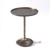 Antique Brass Finish/Side Table-17"x17"x22"-inches