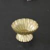 Cup Cake Holder / Ribbed Metal Bowl / 4.4"x2.4"-Inch - Image 2