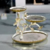 Designer dual-tone metallic tree platter for executive corporate festive gifts and client appreciation sets