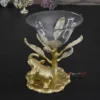 Jungle Safari Elephant With Glass Bowl- 8.6x9x9 - Image 5